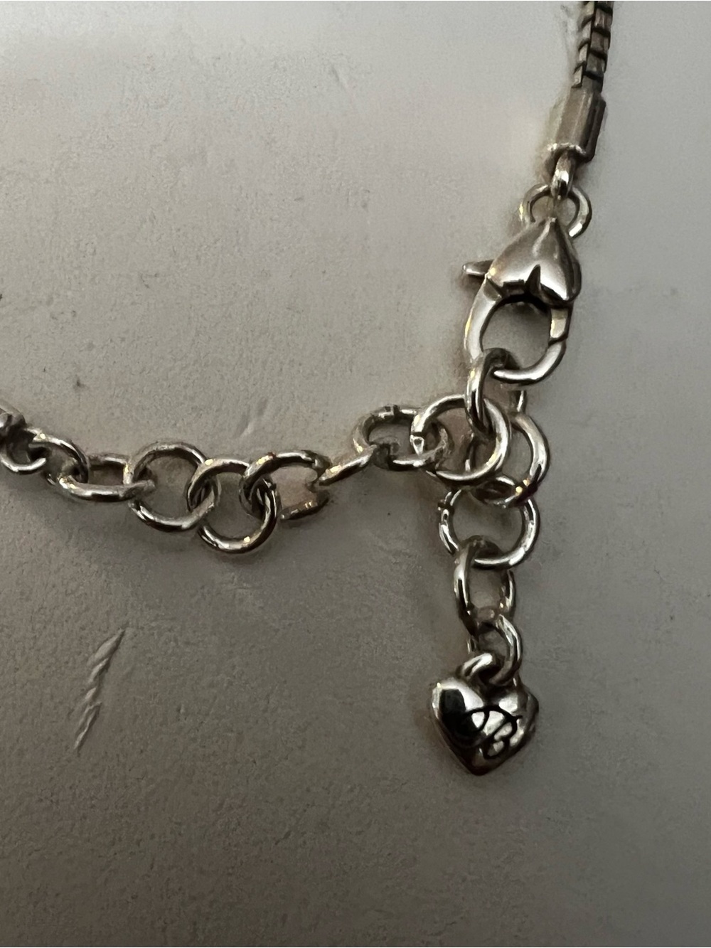Geometric Silver Tone Statement Necklace Brighton - Picture 4 of 12